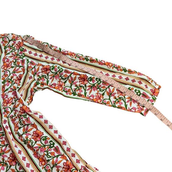 Japna Boho Floral Flowy  Long Sleeve Hippie Teired Dress Women’s S Conservative - Picture 13 of 14